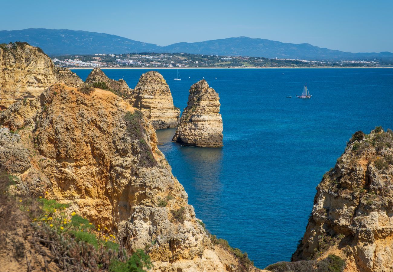 View of the cliffs