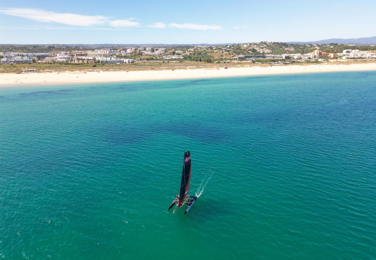 Sailing boat in the sea